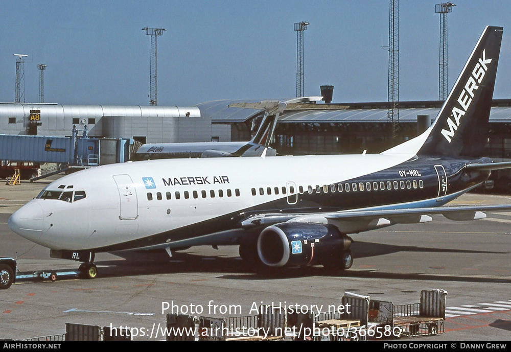 Aircraft Photo of OY-MRL | Boeing 737-7L9 | Maersk Air | AirHistory.net #366580