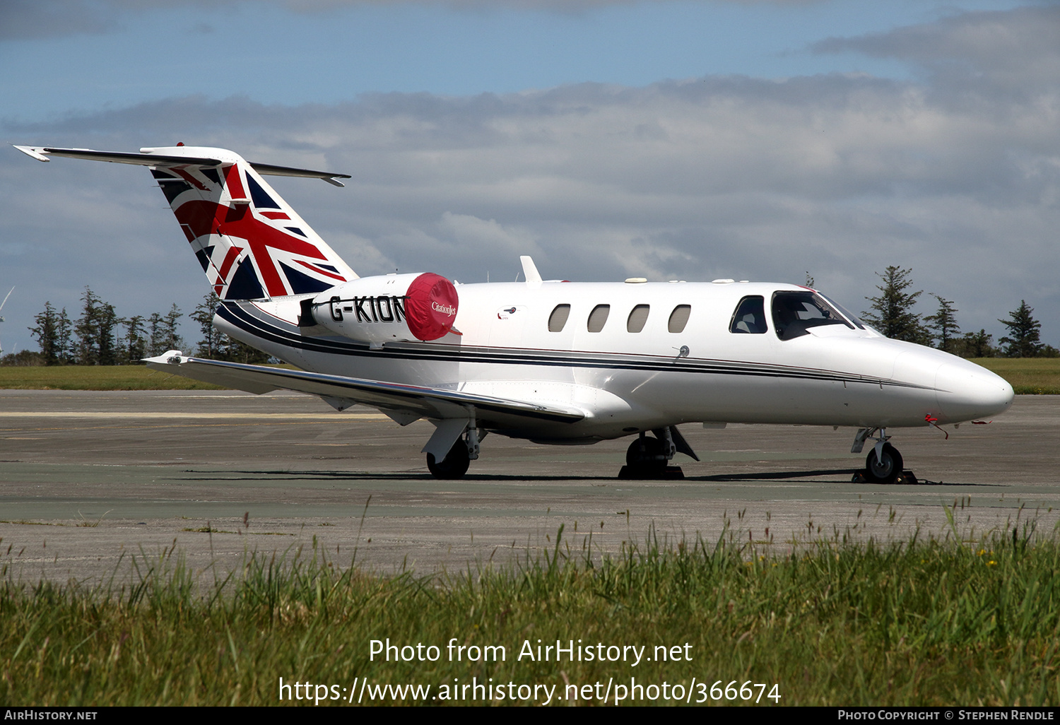 Aircraft Photo of G-KION | Cessna 525 CitationJet | AirHistory.net #366674