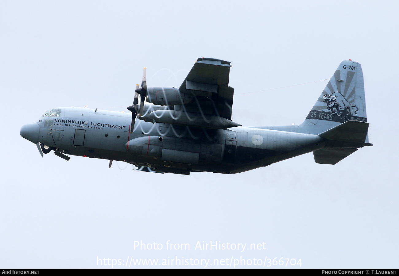 Aircraft Photo of G-781 | Lockheed C-130H Hercules | Netherlands - Air Force | AirHistory.net #366704