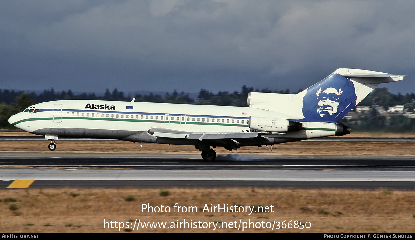 Aircraft Photo of N7829A | Boeing 727-116 | Alaska Airlines | AirHistory.net #366850