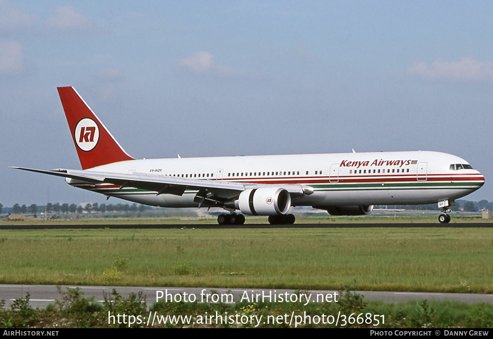 Aircraft Photo of 5Y-KQY | Boeing 767-36N/ER | Kenya Airways | AirHistory.net #366851