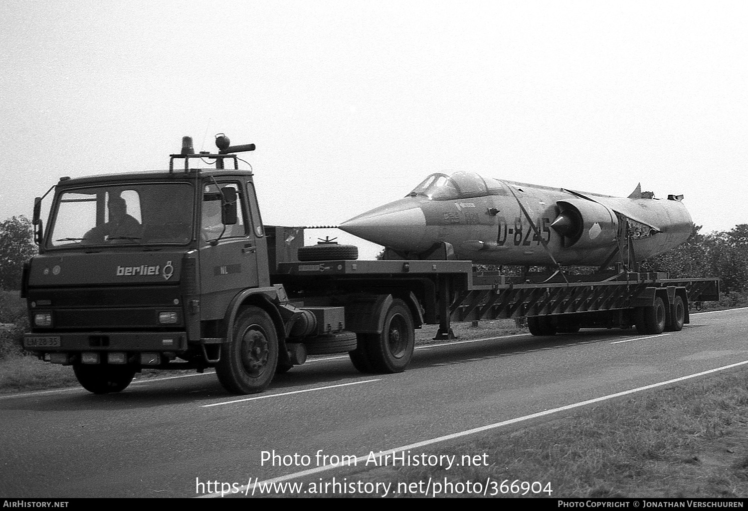 Aircraft Photo of D-8245 | Lockheed F-104G Starfighter | Netherlands - Air Force | AirHistory.net #366904