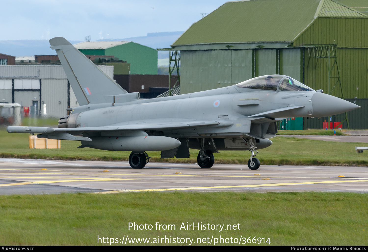 Aircraft Photo of ZK343 | Eurofighter EF-2000 Typhoon FGR4 | UK - Air Force | AirHistory.net #366914