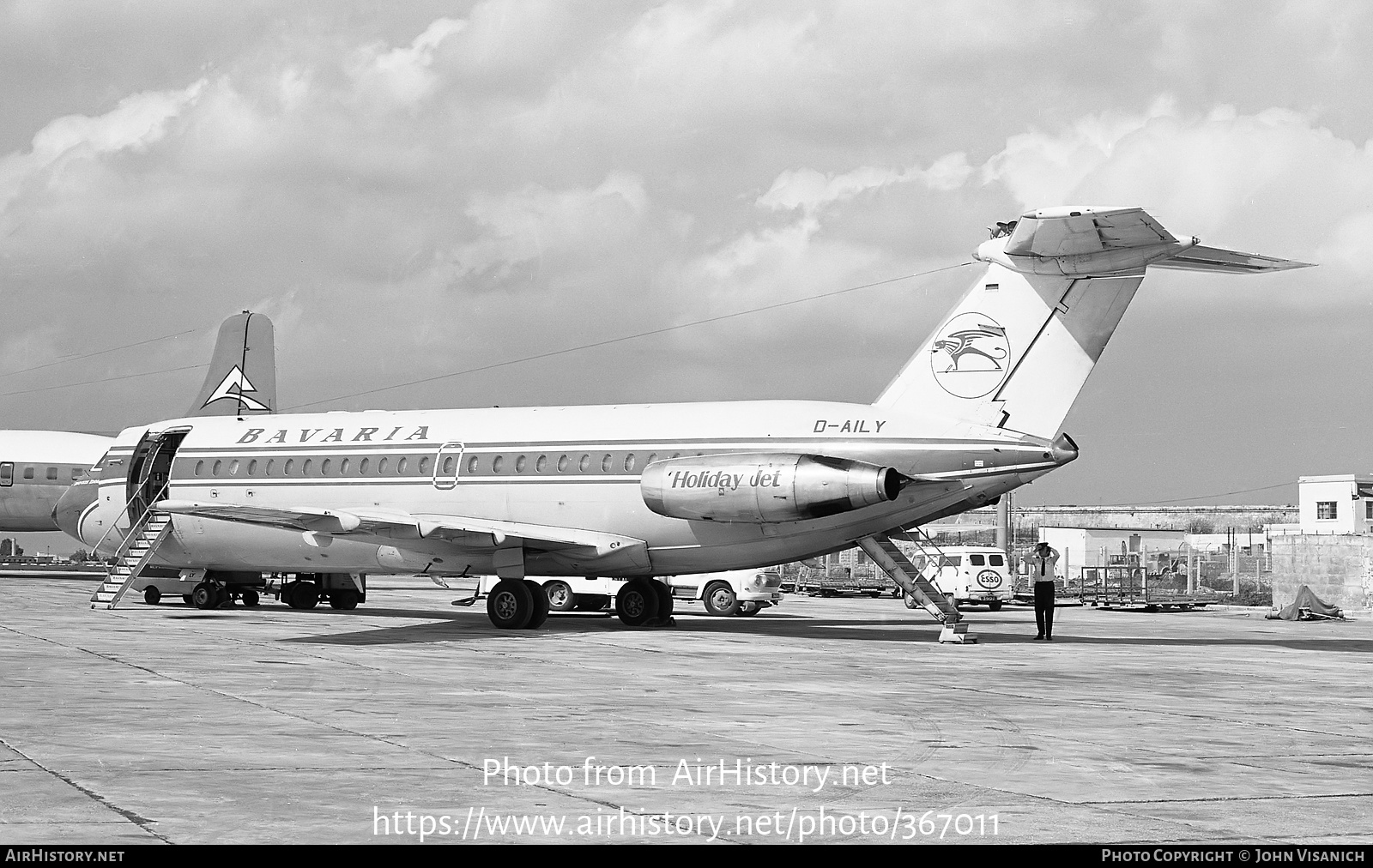 Aircraft Photo of D-AILY | BAC 111-414EG One-Eleven | Bavaria Fluggesellschaft | AirHistory.net #367011