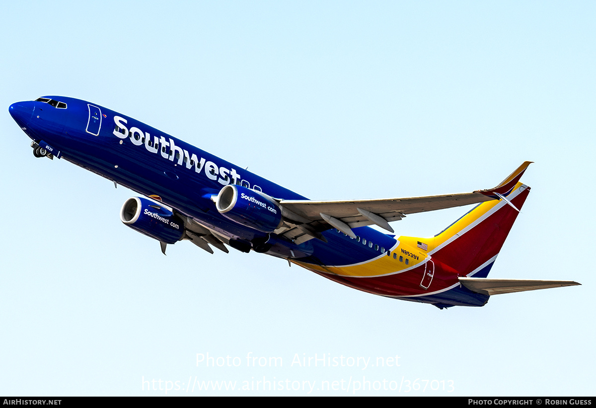 Aircraft Photo of N8539V | Boeing 737-8H4 | Southwest Airlines | AirHistory.net #367013