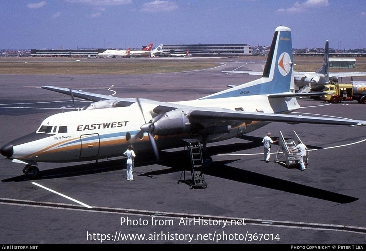 Aircraft Photo of VH-EWA | Fokker F27-100 Friendship | East-West Airlines | AirHistory.net #367014