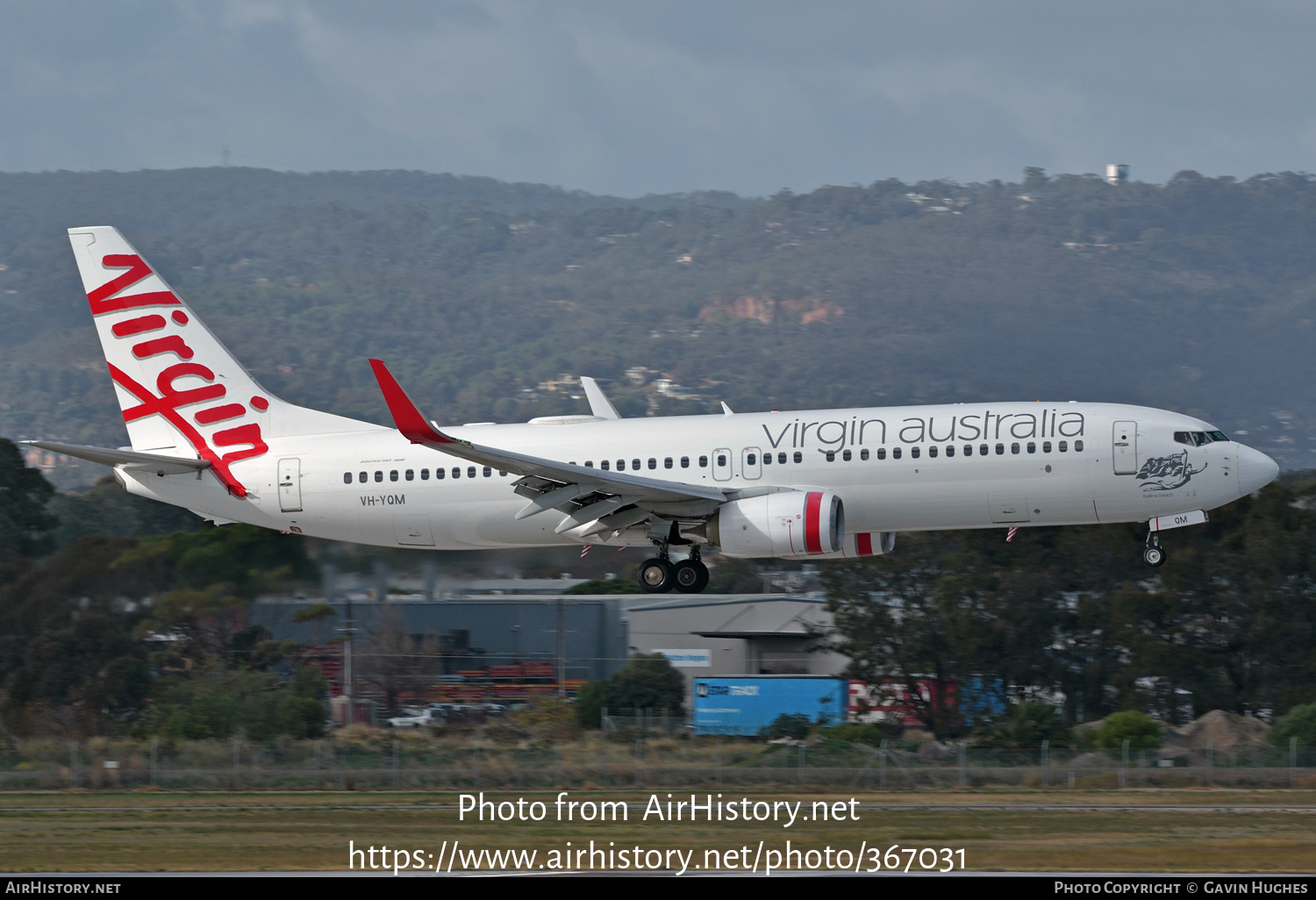 Aircraft Photo of VH-YQM | Boeing 737-8FE | Virgin Australia Airlines | AirHistory.net #367031