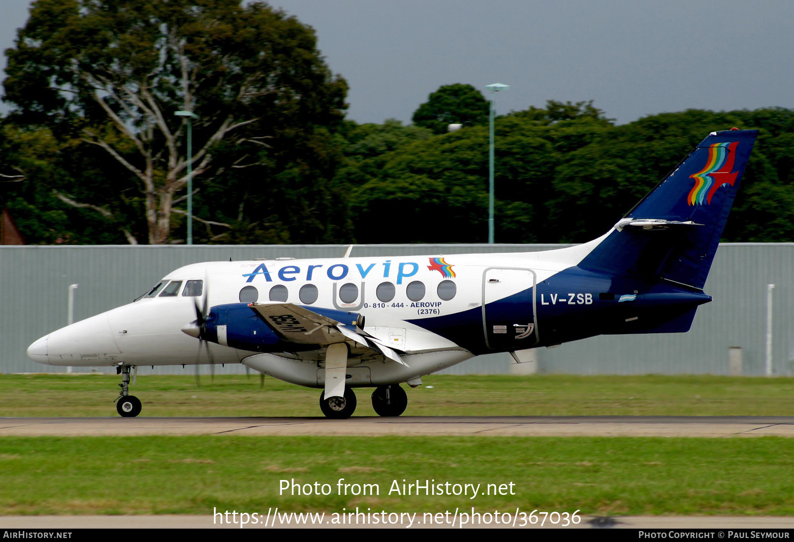 Aircraft Photo of LV-ZSB | British Aerospace BAe-3201 Jetstream Super 31 | Aero VIP Línea Aérea | AirHistory.net #367036