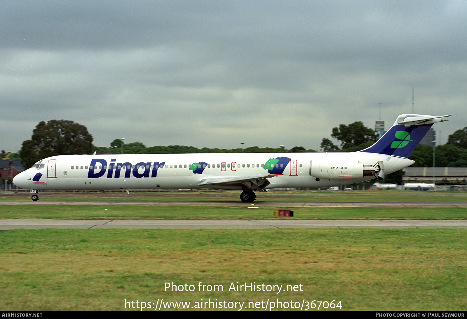 Aircraft Photo of LV-ZSU | McDonnell Douglas MD-82 (DC-9-82) | Dinar Líneas Aéreas | AirHistory.net #367064