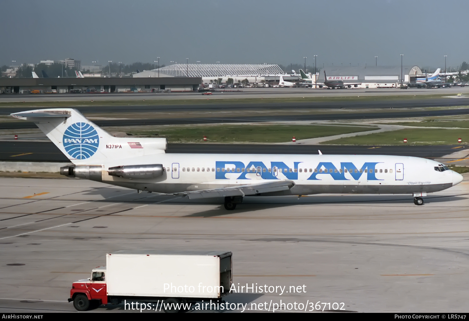 Aircraft Photo of N371PA | Boeing 727-295 | Pan American World Airways - Pan Am | AirHistory.net #367102