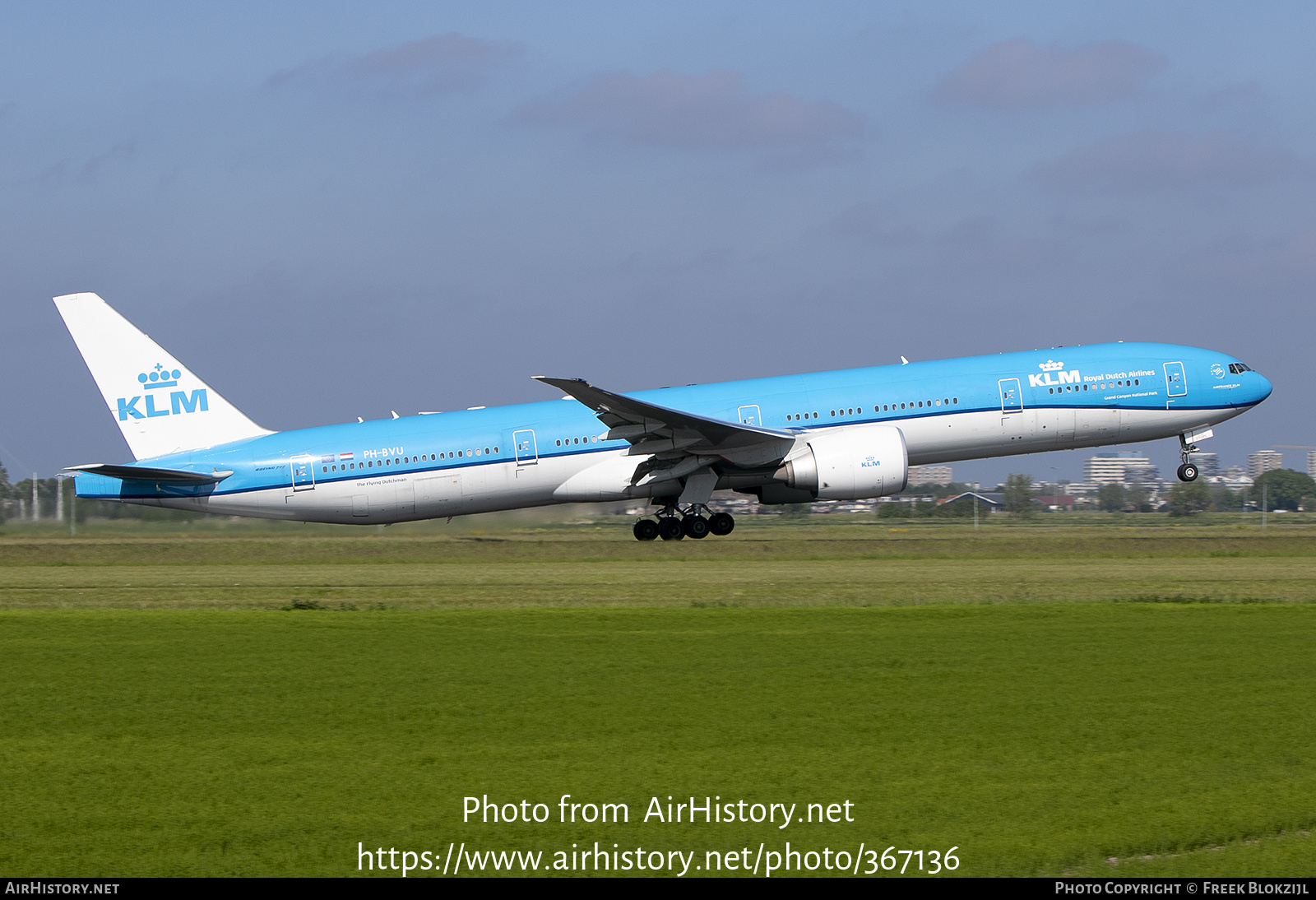 Aircraft Photo of PH-BVU | Boeing 777-300/ER | KLM - Royal Dutch Airlines | AirHistory.net #367136