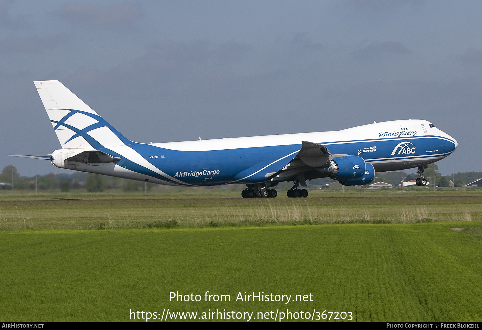 Aircraft Photo of VP-BIN | Boeing 747-83QF/SCD | ABC - AirBridgeCargo Airlines | AirHistory.net #367203