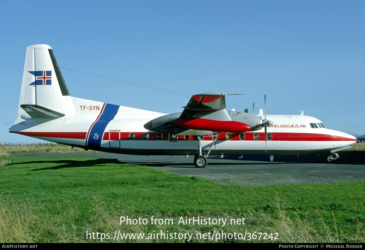 Aircraft Photo of TF-SYN | Fokker F27-200 Friendship | Landhelgisgæslan | AirHistory.net #367242