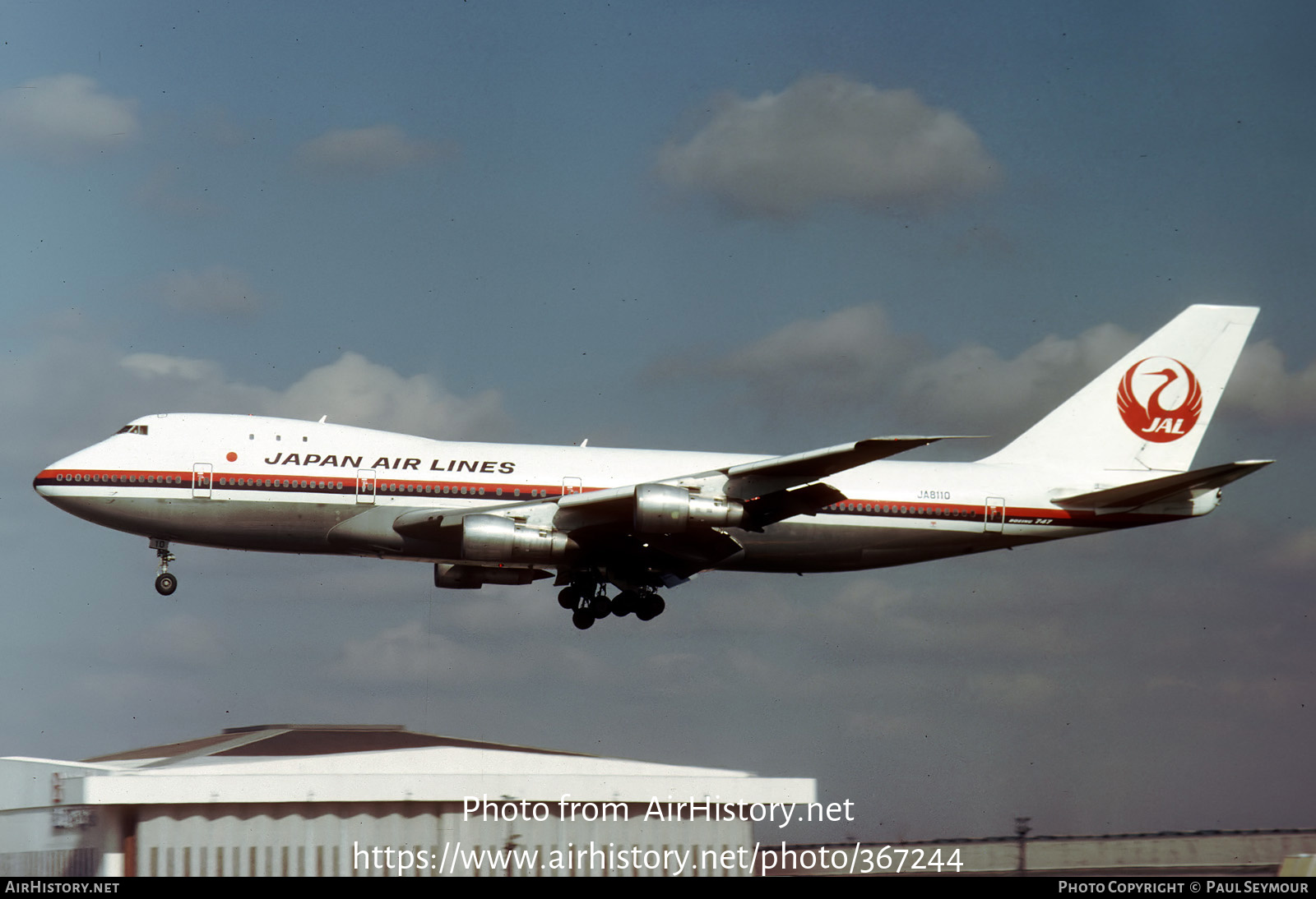 Aircraft Photo of JA8110 | Boeing 747-246B | Japan Air Lines - JAL | AirHistory.net #367244