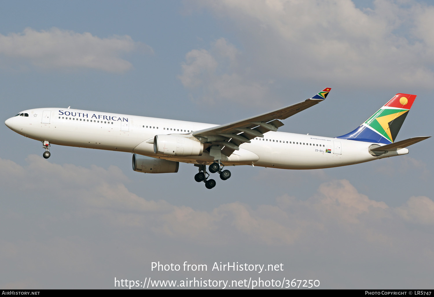 Aircraft Photo of ZS-SXJ | Airbus A330-343E | South African Airways ...