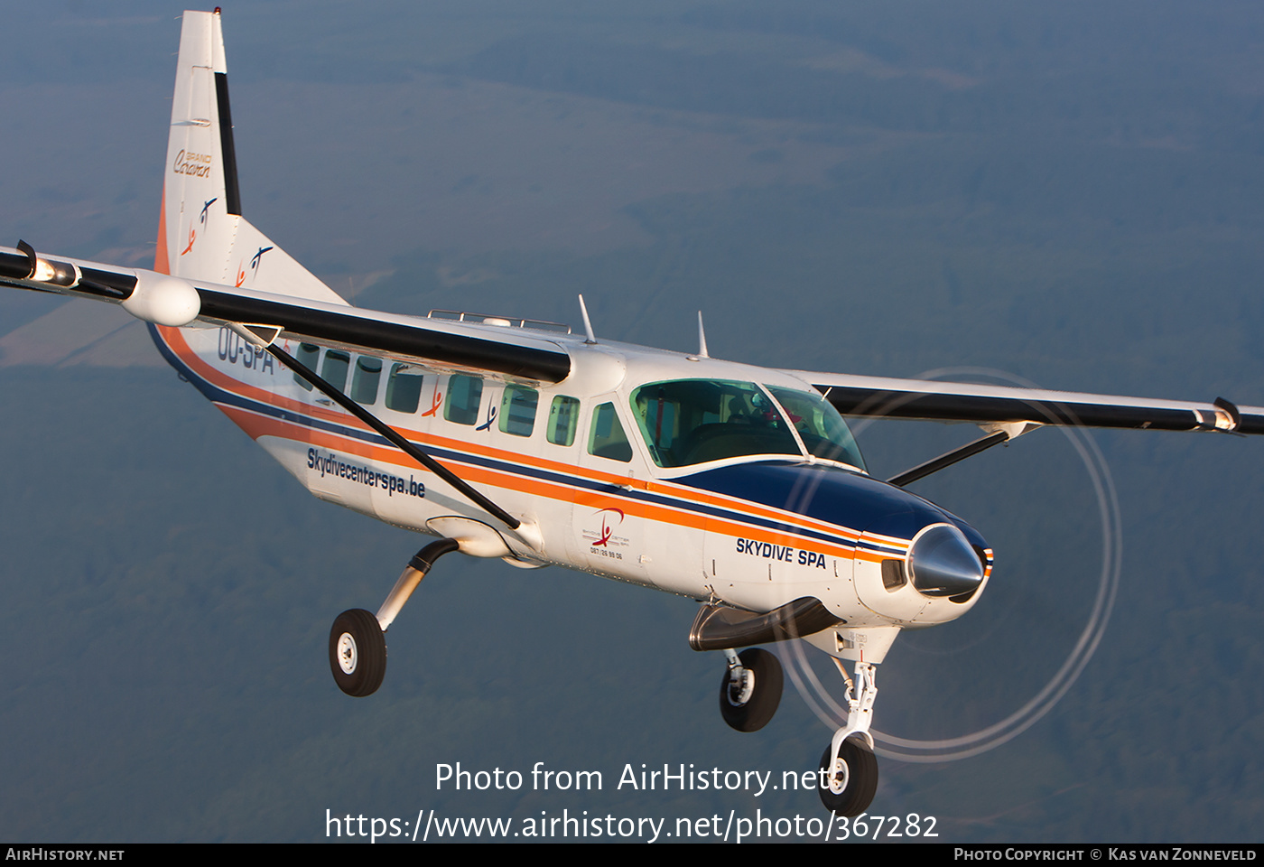 Aircraft Photo of OO-SPA | Cessna 208B Grand Caravan | SkyDive Spa | AirHistory.net #367282