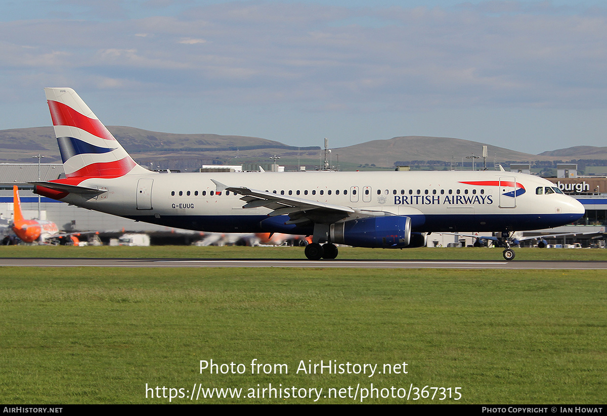 Aircraft Photo of G-EUUG | Airbus A320-232 | British Airways | AirHistory.net #367315