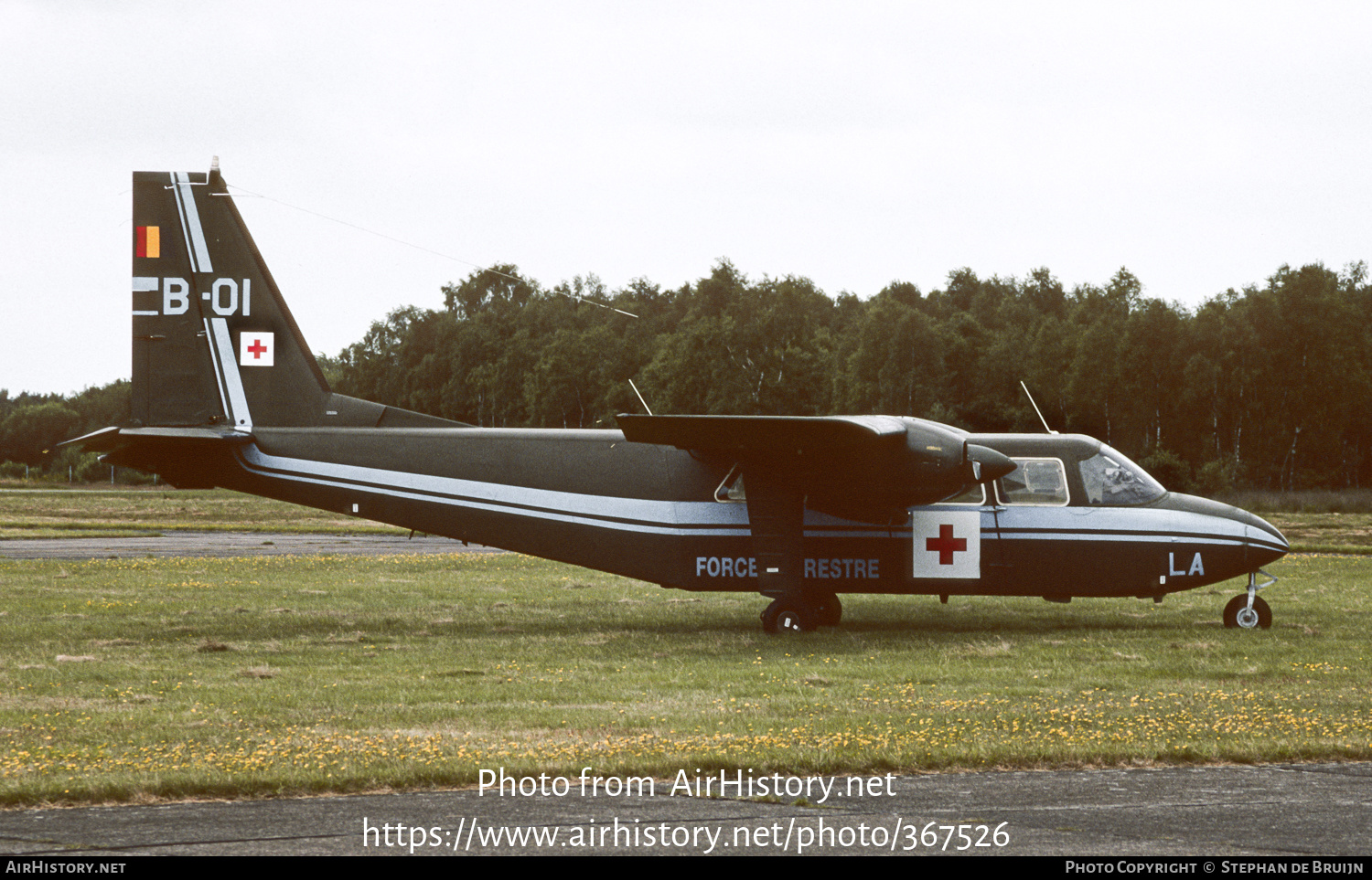 Aircraft Photo of B-01 | Britten-Norman BN-2A-21 Islander | Belgium - Army | AirHistory.net #367526