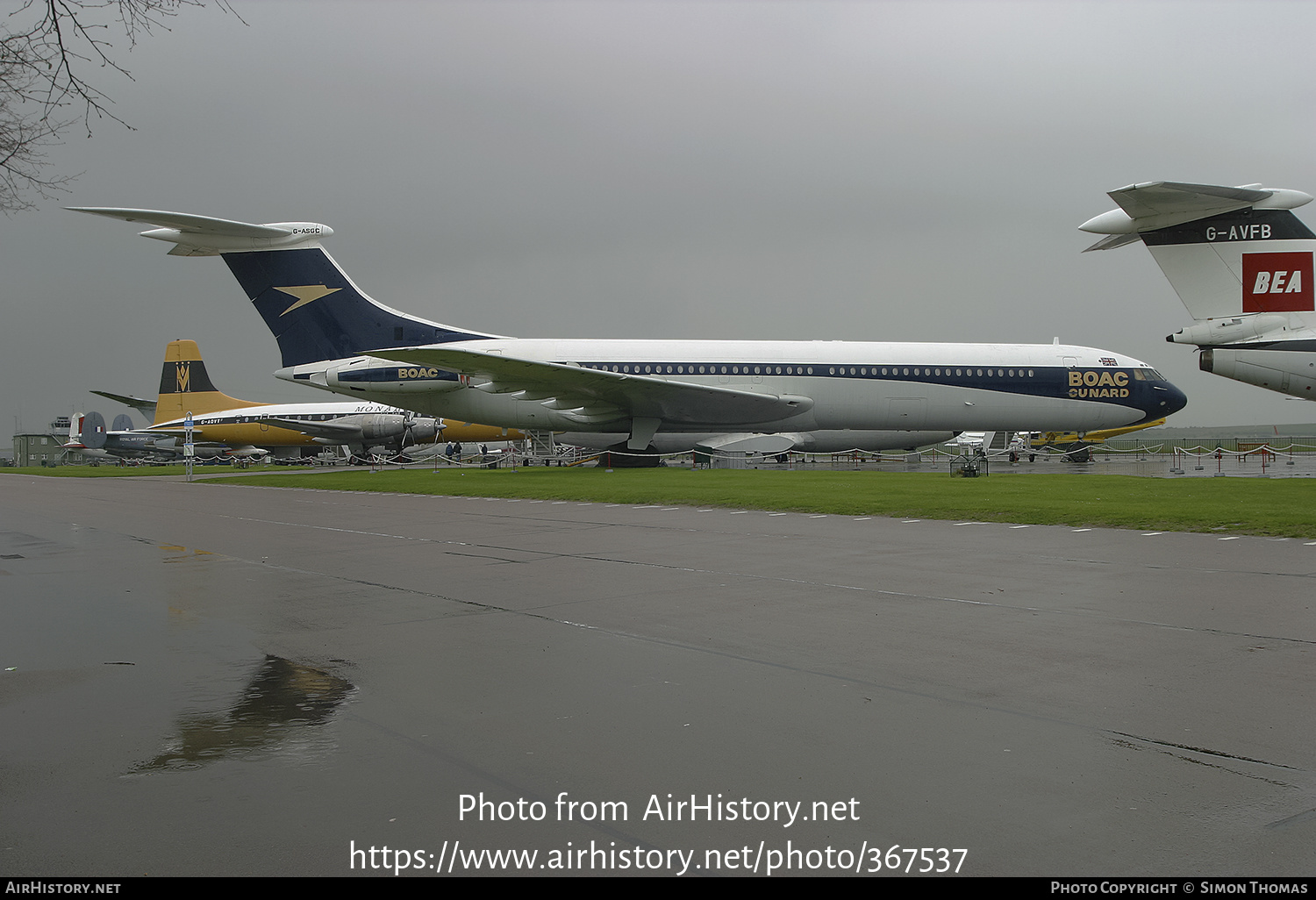 Aircraft Photo of G-ASGC | Vickers Super VC10 Srs1151 | BOAC-Cunard | AirHistory.net #367537