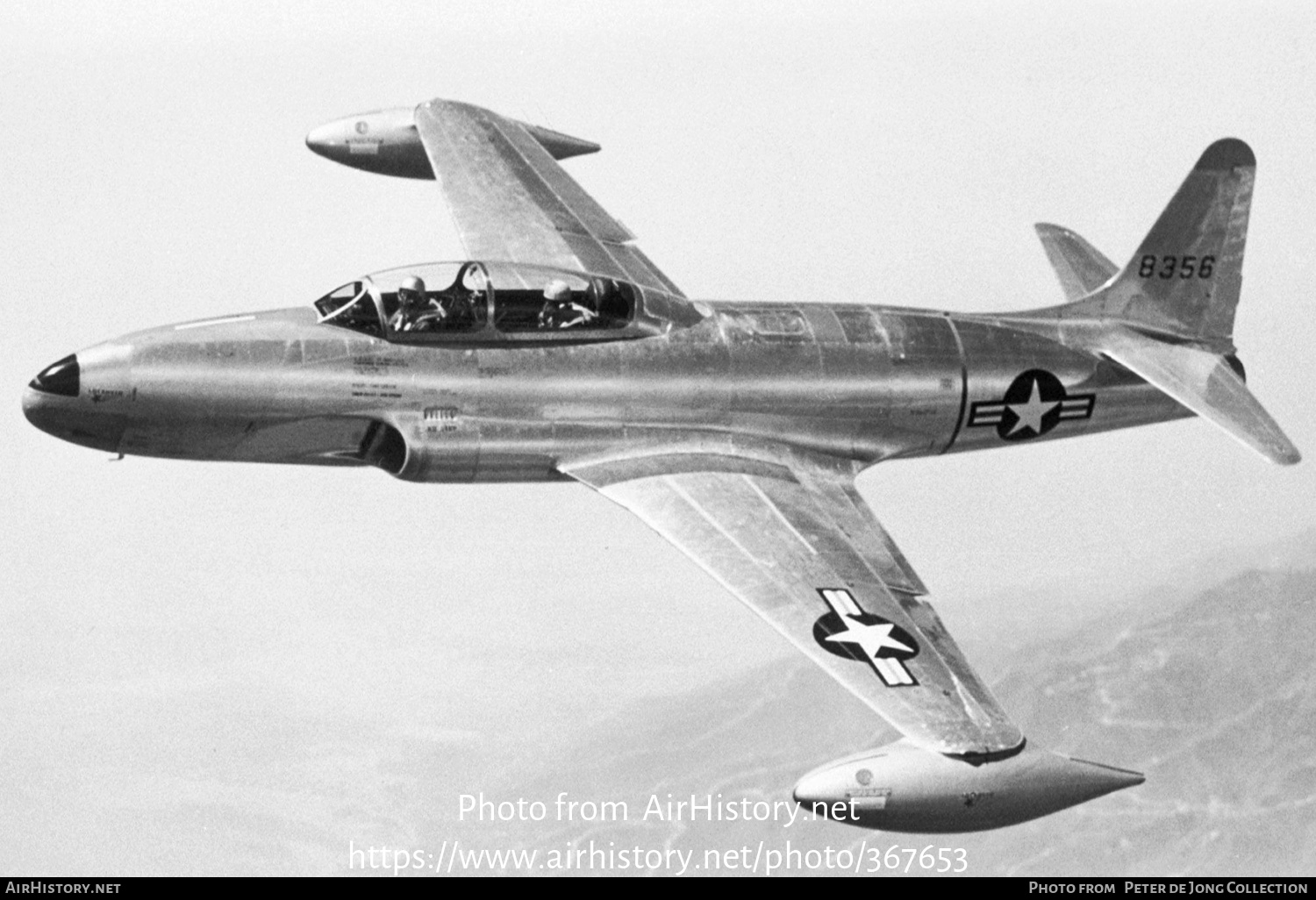 Aircraft Photo of 48-356 | Lockheed TF-80C | USA - Air Force ...