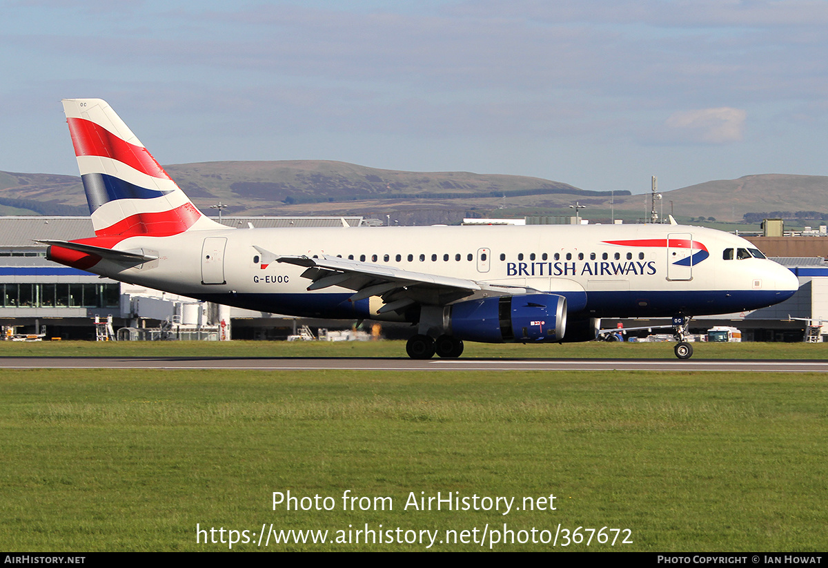 Aircraft Photo of G-EUOC | Airbus A319-131 | British Airways | AirHistory.net #367672