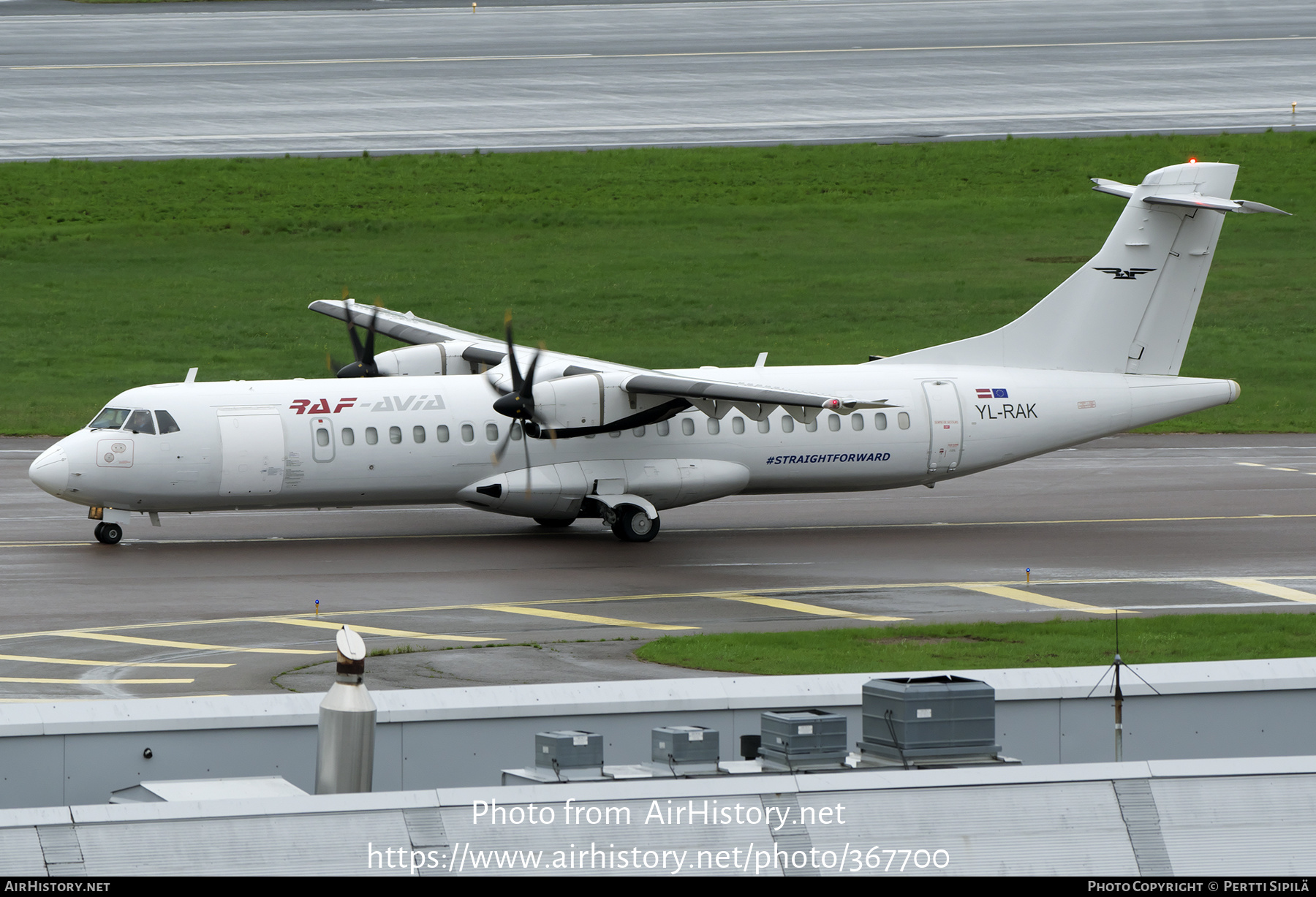 Aircraft Photo of YL-RAK | ATR ATR-72-500 (ATR-72-212A) | RAF-Avia Airlines | AirHistory.net #367700