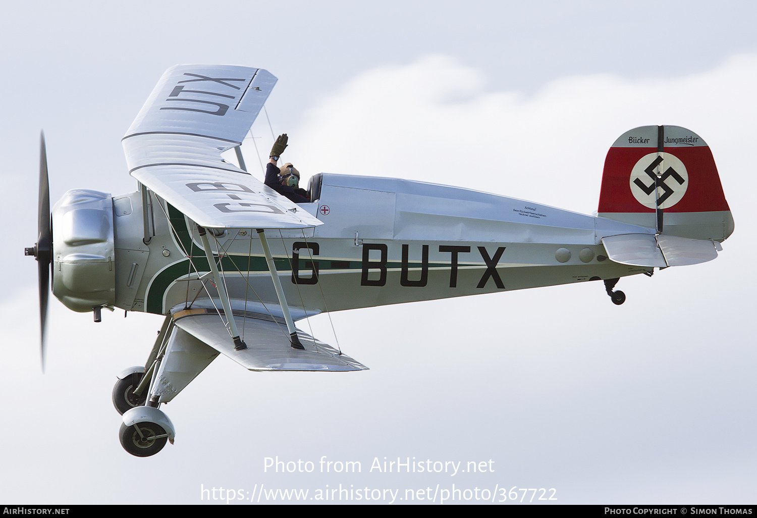 Aircraft Photo of G-BUTX | Bücker Bü 133C/SS-185 Jungmeister | AirHistory.net #367722