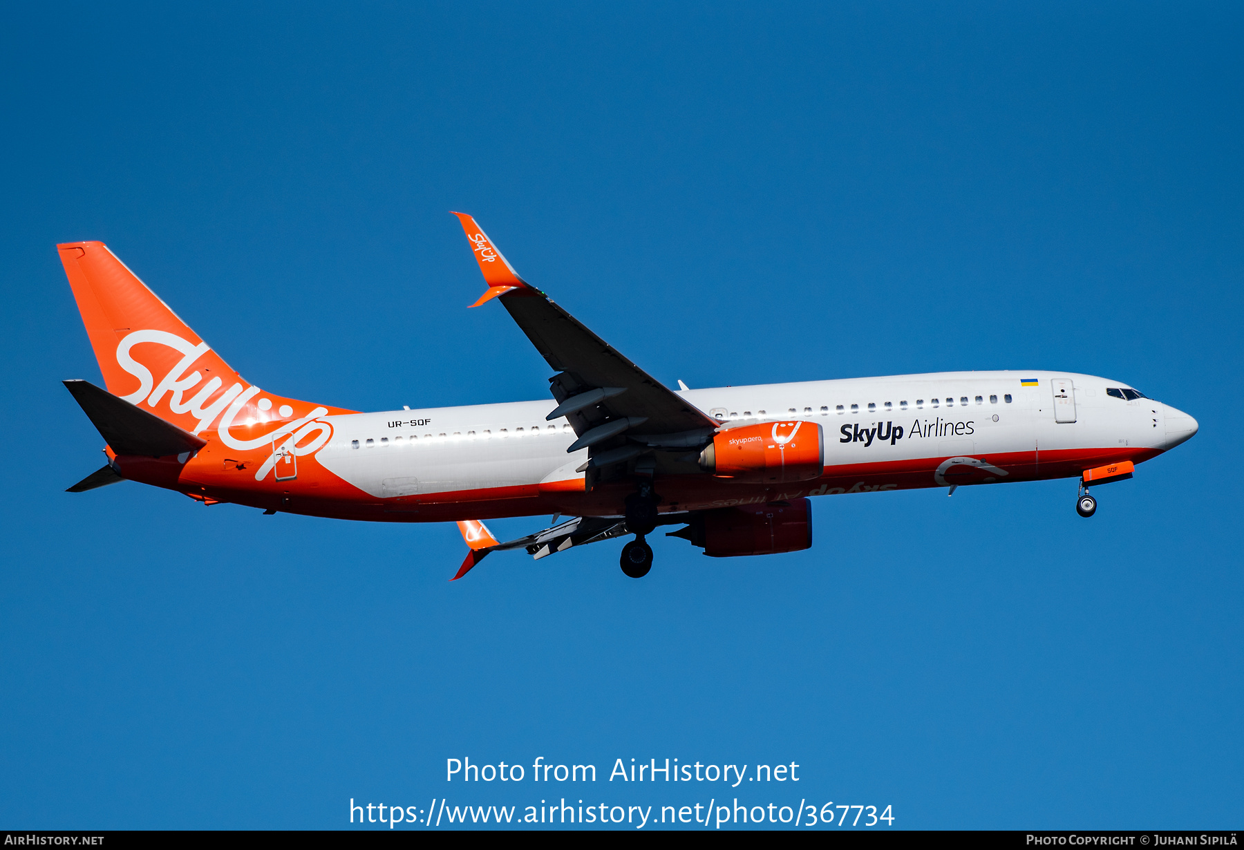 Aircraft Photo of UR-SQF | Boeing 737-8H6 | SkyUp Airlines | AirHistory.net #367734