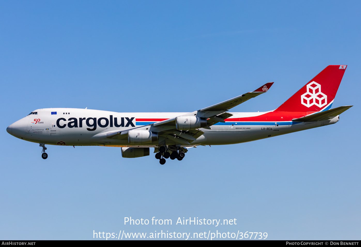 Aircraft Photo of LX-RCV | Boeing 747-4R7F/SCD | Cargolux | AirHistory.net #367739