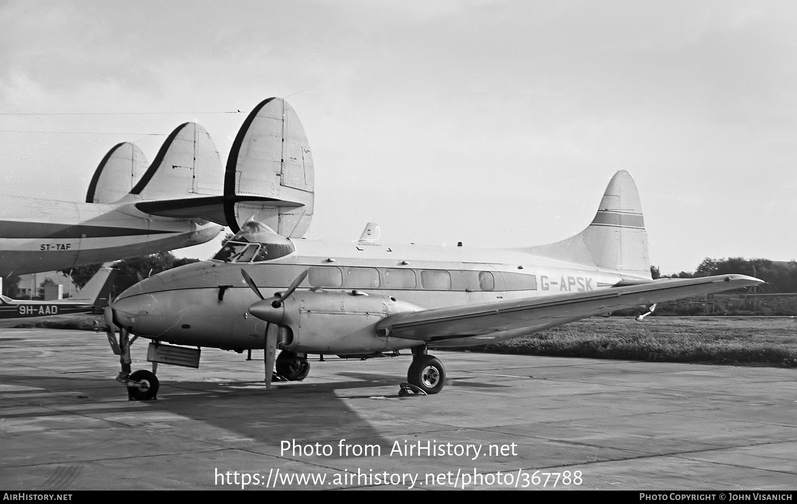 Aircraft Photo of G-APSK | De Havilland D.H. 104 Dove 5 | AirHistory.net #367788