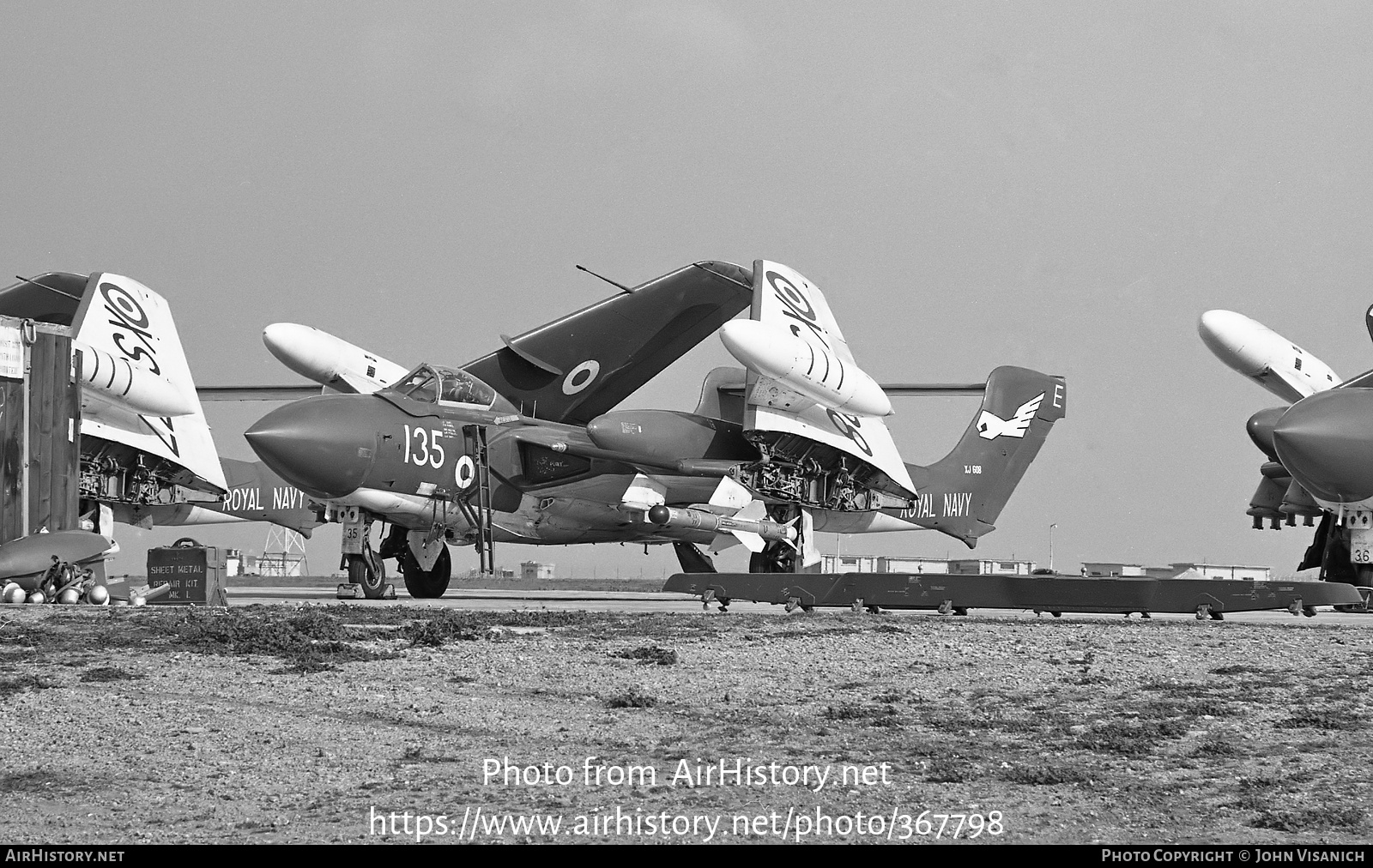 Aircraft Photo of XJ608 | De Havilland D.H. 110 Sea Vixen FAW2 | UK - Navy | AirHistory.net #367798