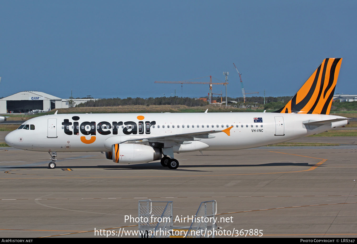 Aircraft Photo of VH-VNC | Airbus A320-232 | Tigerair | AirHistory.net #367885