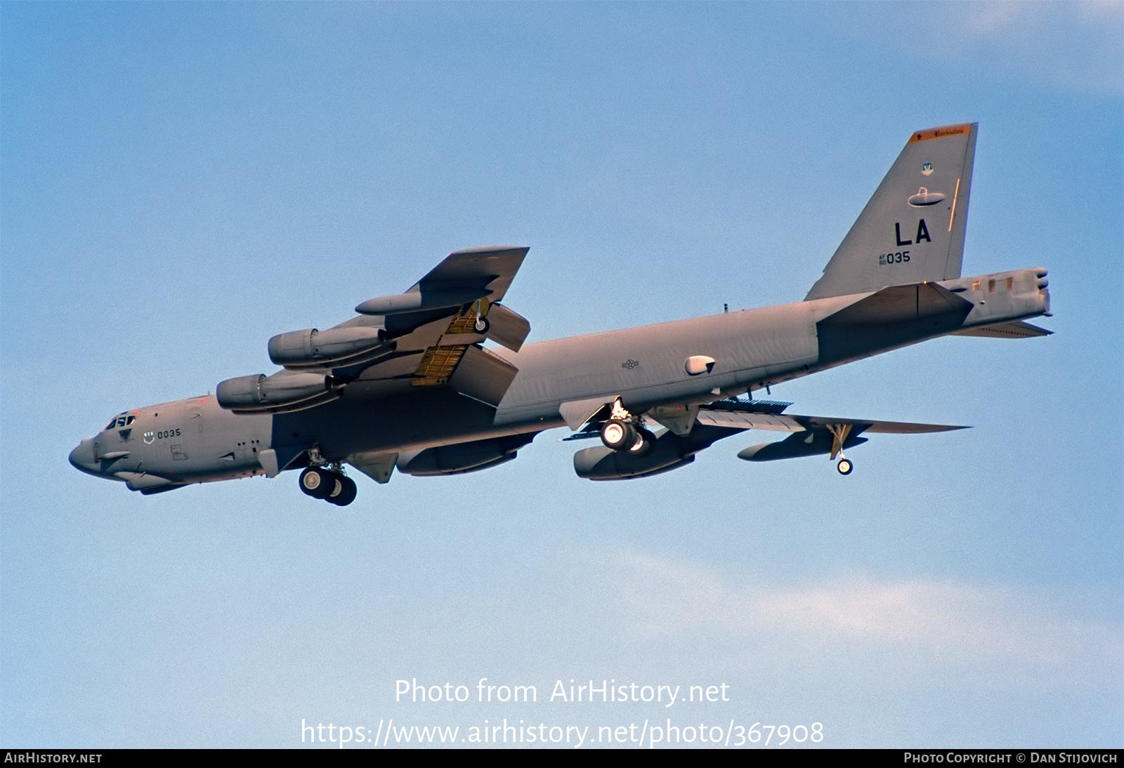 Aircraft Photo of 60-0035 / AF60-035 | Boeing B-52H Stratofortress | USA - Air Force | AirHistory.net #367908