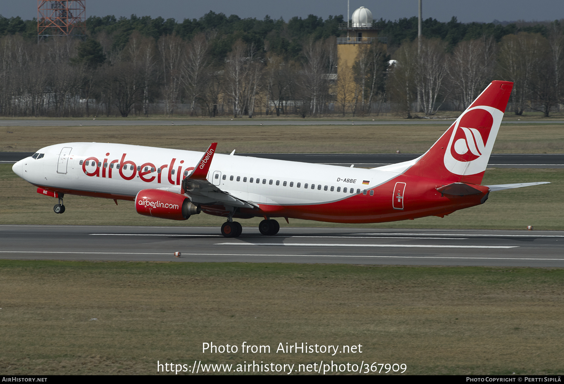 Aircraft Photo of D-ABBE | Boeing 737-86J | Air Berlin | AirHistory.net #367909