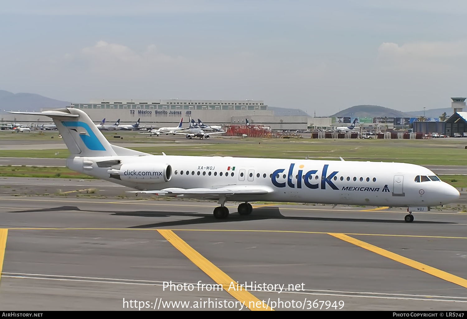 Aircraft Photo of XA-MQJ | Fokker 100 (F28-0100) | Click Mexicana | AirHistory.net #367949