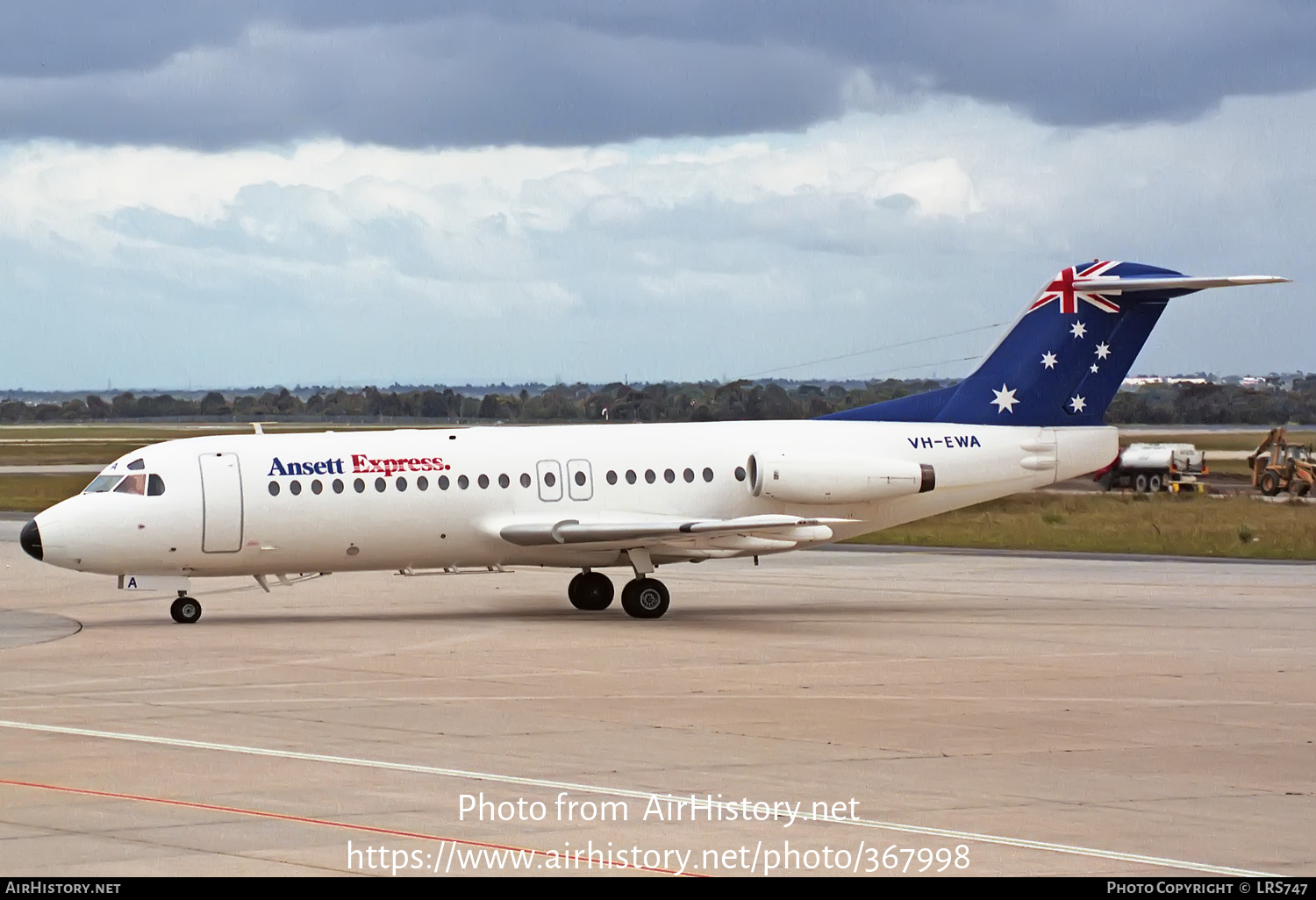 Aircraft Photo of VH-EWA | Fokker F28-4000 Fellowship | Ansett Express | AirHistory.net #367998