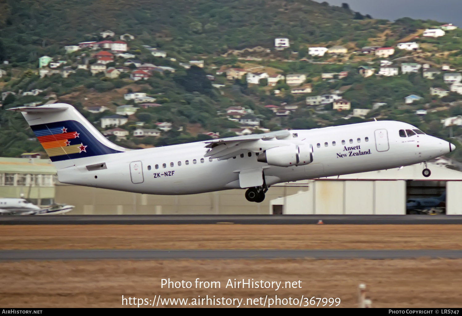 Aircraft Photo of ZK-NZF | British Aerospace BAe-146-300 | Ansett New Zealand | AirHistory.net #367999