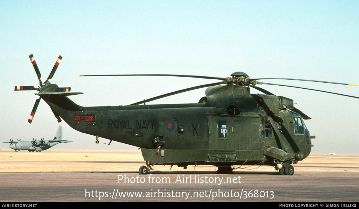 Aircraft Photo of ZF120 | Westland WS-61 Sea King HC4 | UK - Navy | AirHistory.net #368013