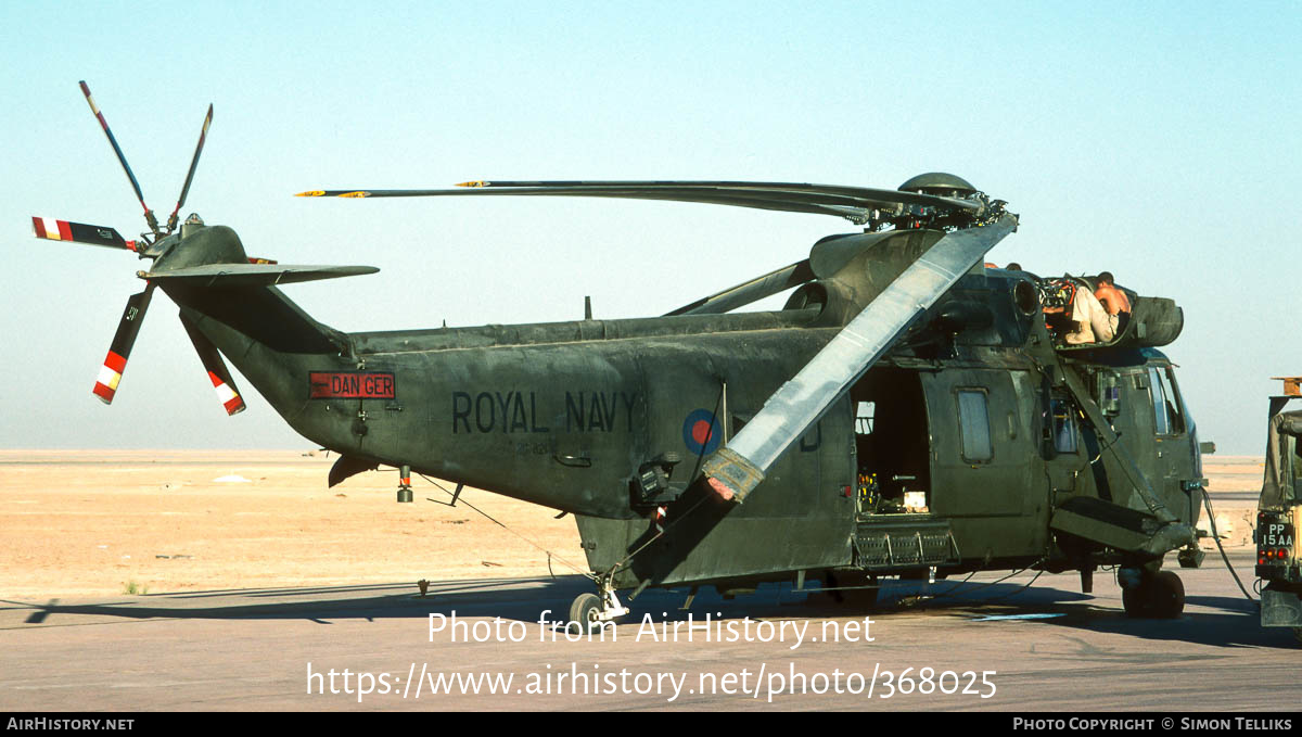 Aircraft Photo of ZG821 | Westland WS-61 Sea King HC4 | UK - Navy | AirHistory.net #368025