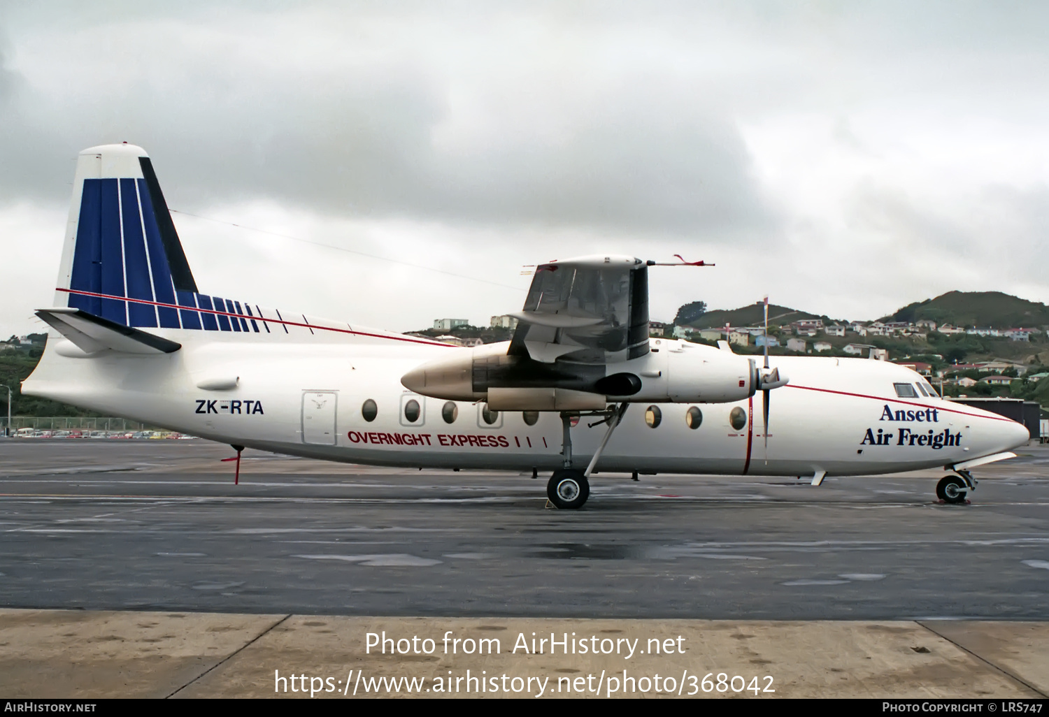 Aircraft Photo of ZK-RTA | Fokker F27-600 Friendship | Ansett Air Freight | AirHistory.net #368042