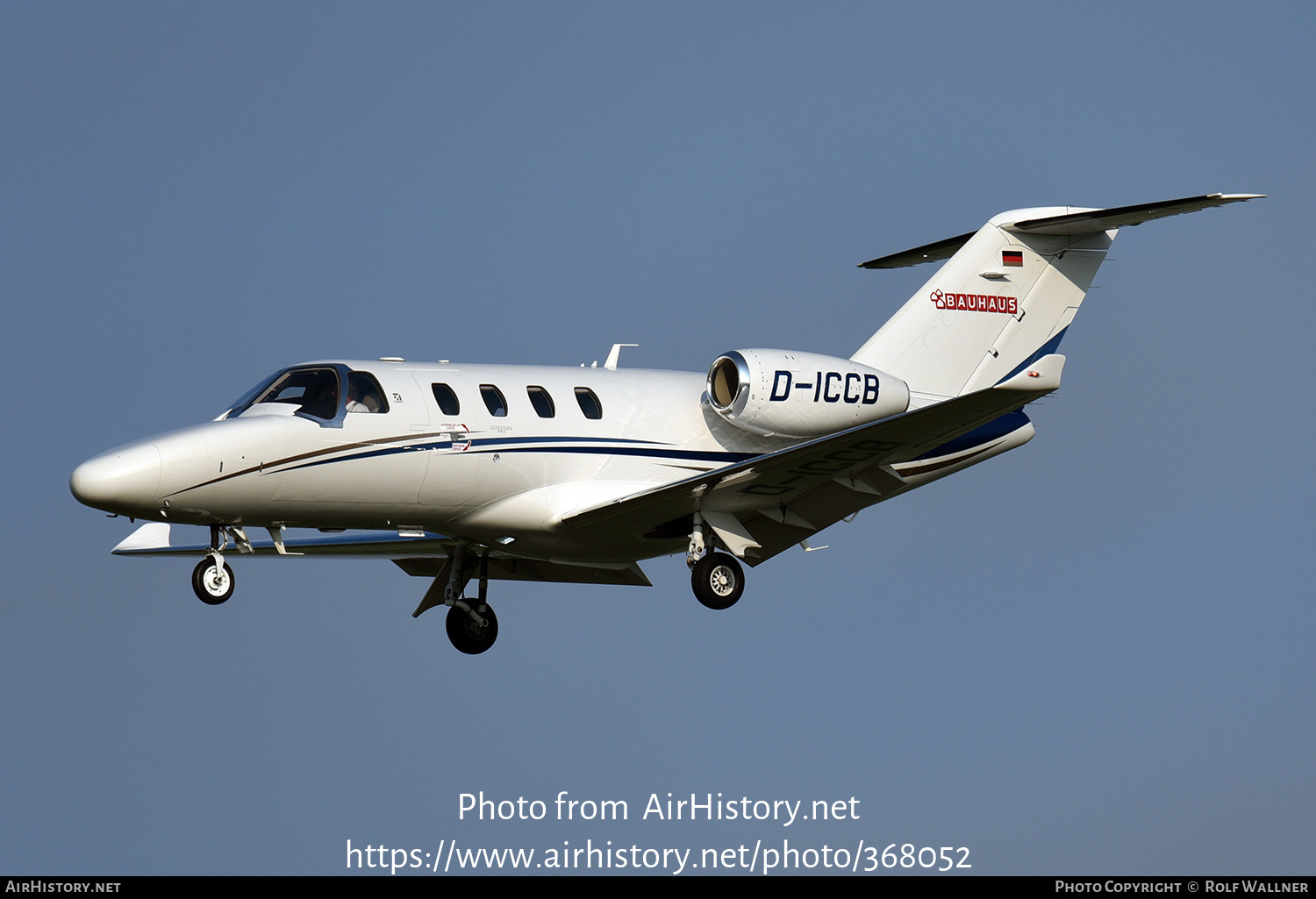 Aircraft Photo of D-ICCB | Cessna 525 CitationJet M2 | Bauhaus | AirHistory.net #368052