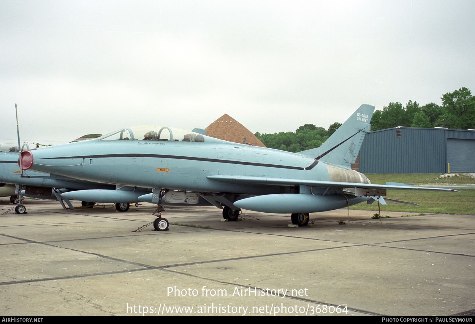 Aircraft Photo of 56-3899 | North American F-100F Super Sabre | USA - Army | AirHistory.net #368064