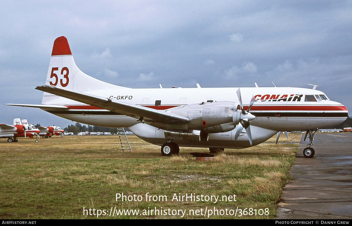 Aircraft Photo of C-GKFO | Convair 580/AT | Conair Aviation | AirHistory.net #368108