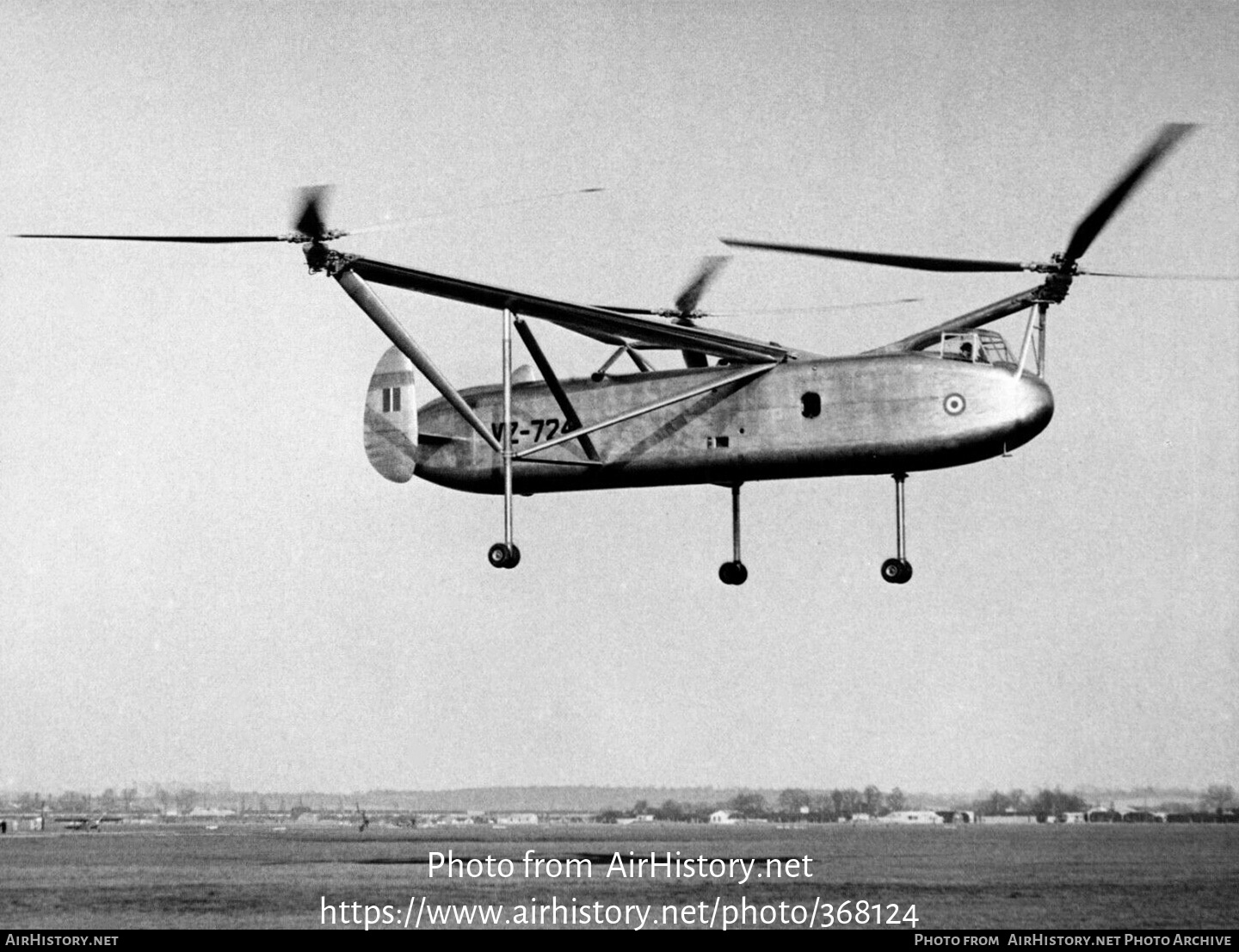 Aircraft Photo of VZ724 | Cierva W.11 Air Horse | UK - Air Force | AirHistory.net #368124