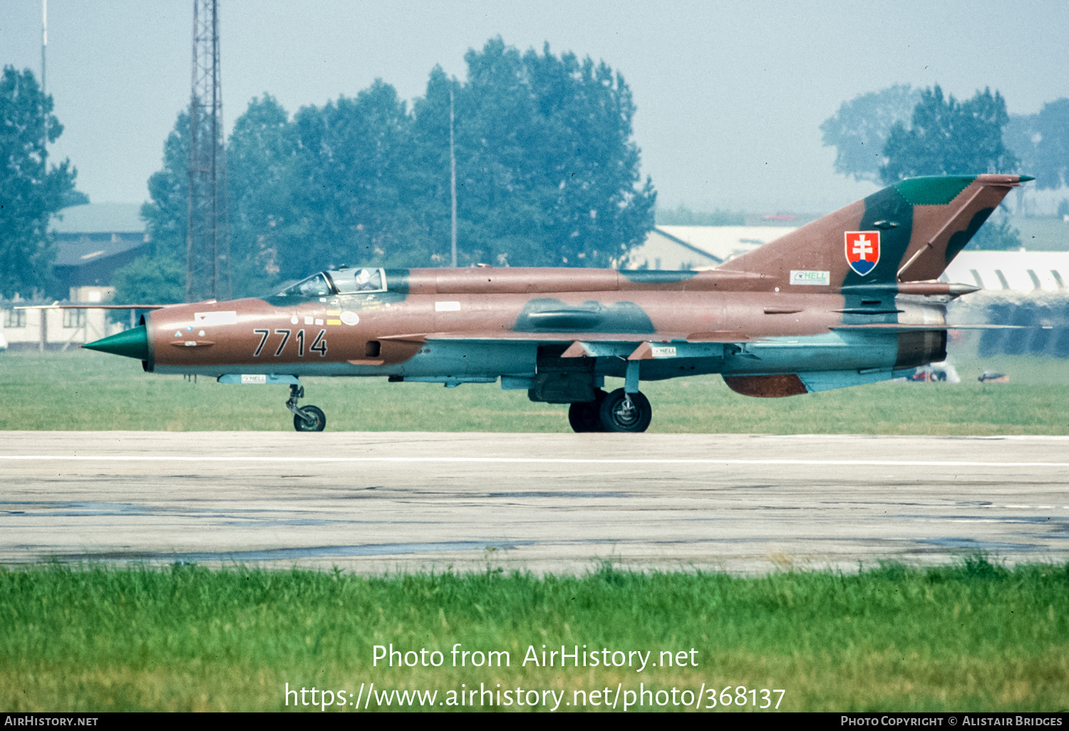 Aircraft Photo of 7714 | Mikoyan-Gurevich MiG-21MF | Slovakia - Air Force | AirHistory.net #368137