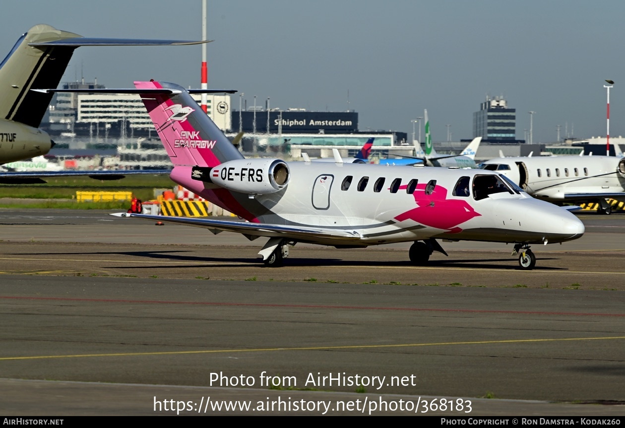 Aircraft Photo of OE-FRS | Cessna 525A CitationJet CJ2 | Pink Sparrow | AirHistory.net #368183