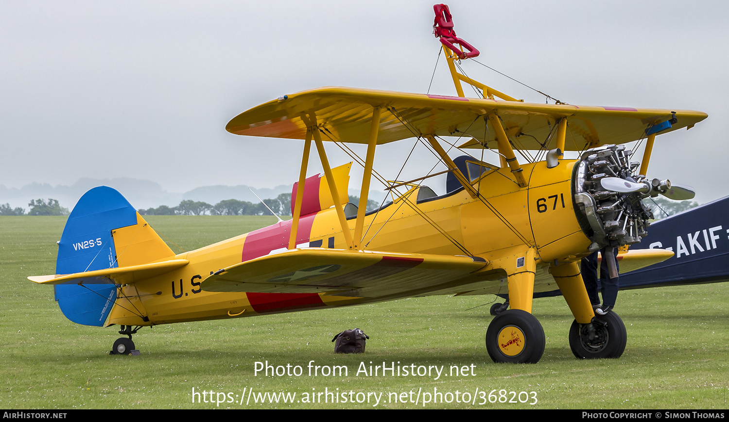 Aircraft Photo of G-CGPY / 671 | Boeing B75N Stearman | USA - Navy | AirHistory.net #368203