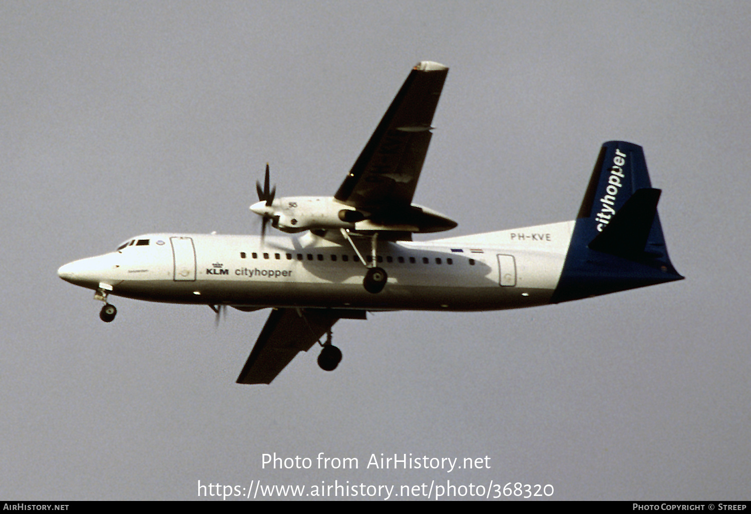 Aircraft Photo of PH-KVE | Fokker 50 | KLM Cityhopper | AirHistory.net #368320