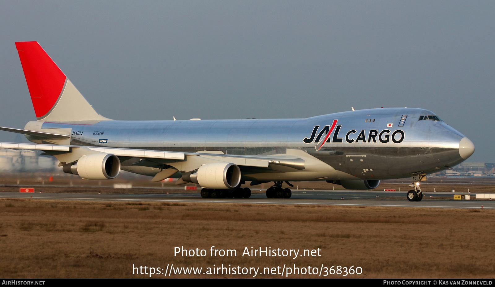 Aircraft Photo of JA401J | Boeing 747-446F/SCD | Japan Airlines - JAL Cargo | AirHistory.net #368360