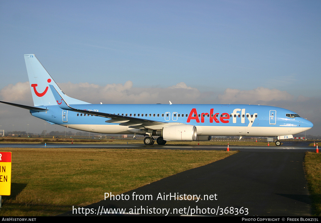 Aircraft Photo of PH-TFA | Boeing 737-8K5 | ArkeFly | AirHistory.net #368363